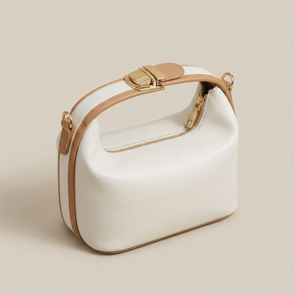 Zaclet Ivory 2 Luxe Leather Crossbody Bag