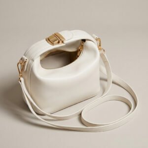 Zaclet Pearl Essence Leather Crossbody Bag