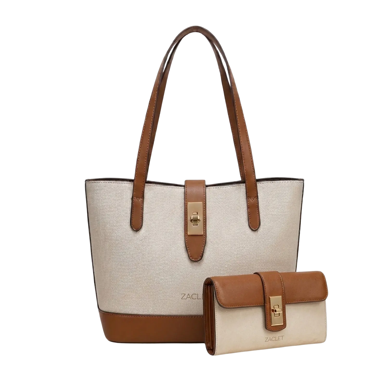 Zaclet Siena & Duet Tote + Clutch Set. - Image 2