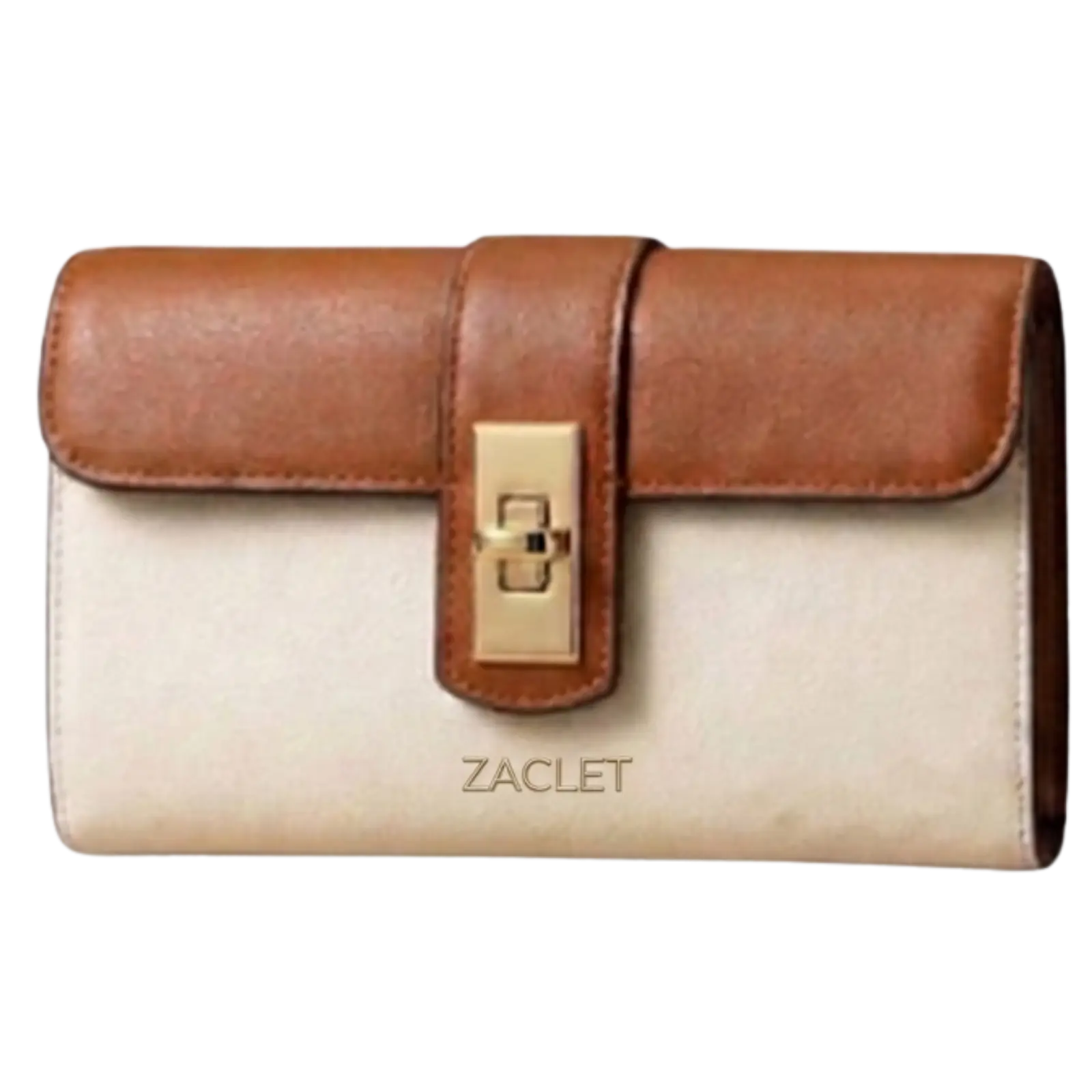 Zaclet Duet Two-Tone Clutch Bag. - Image 2